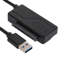 Câble adaptateur MnnWuu USB3.0 vers SATA câble de disque dur pour disque dur externe 3.5/2.5 pouces câble de données de