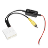 Câble adaptateur vidéo inversant le connecteur de câblage de la caméra GPS pour Toyota Kluger RAV4