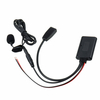 Câble audio sans fil de voiture AUX Adaptateur USB Microphone Bluetooth pour BMW E46