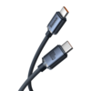 Câble Baseus 100W USB-C vers USB-C Charge rapide Ligne de cordon de transmission de données 1, 2 m / 2 m de long pour DOO