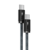 Câble Baseus 100W USB-C vers USB-C PD3.0 Power Delivery QC4.0 Charge rapide Ligne de cordon de transmission de données 1