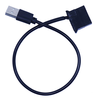 Câble dadaptateur dalimentation à manchon de ventilateur PC 4 broches vers USB Connecteur 12V à 5V Câble de ve