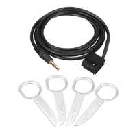 Câble dadaptateur dentrée AUX 6000 CM + Clés de retrait Jack 3.5 mm pour Ford Focus Mondeo