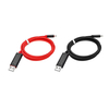Câble de charge USB + cordon de fil de données de laffichage Nylon pour LED pour Android Type-C / Micro