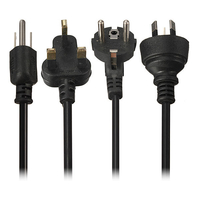 Câble de cordon dadaptateur dalimentation CA à 3 broches pour ordinateur portable