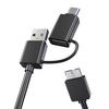 Câble de disque dur USB 3.0 / Type-C vers Micro B Câble micro USB 3.0 Compatible avec appareil photo numérique,  télécopi