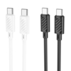 Câble de données de charge rapide Hoco X87 Type-C à Type-C 60W pour tablette Smartphone