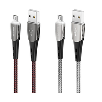 Câble de données de charge rapide Micro USB BOROFONE pour Note 5 Pro OPPO VIVO