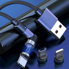 Câble de données magnétique Bakeey 540 Rotation du cordon Micro USB Type C Charge rapide pour Huawei P40 Mate 40 Pro One