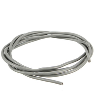 Câble de fil de silicone flexible 18AWG Soft cuivre étamé haute température gris 1/3/5/10M