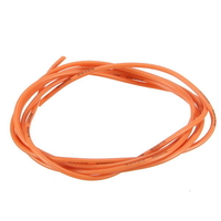 Câble de fil de silicone flexible 24AWG Soft Cuivre étamé haute température Orange 1/3/5/10M