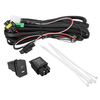 Câble de prises de faisceau de câbles dantibrouillard H11 + interrupteur dindicateurs LED + relais automobile