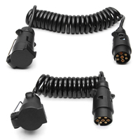 Câble de rallonge de panneau déclairage de remorque de 200 / 300CM 7Pin mâle aux lumières femelles pour le camion d