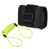 Câble de rappel de 1.2m / 4ft avec le sac de serrure dalarme pour la couleur du vélo 5 de moto
