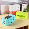 Câble de sécurité Cordon Fil Boîte de rangement anti-poussière Plug Socket Organisateur Boîtes Boîte de rangement en pla