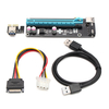 Câble dexploitation minière PCIE 1X à 16X câble dextension de carte graphique PCI-E conception anti-brûlure US