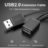 Câble dextension JASOZ USB2.0 ligne de cordon de transmission de données de charge rapide pour ordinateur portable