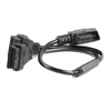 Câble dextension One de type L 16Pin OBD2 avec deux câbles adaptateur coudés à 90 degrés
