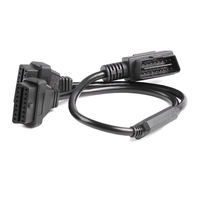 Câble dextension One de type L 16Pin OBD2 avec deux câbles adaptateur coudés à 90 degrés