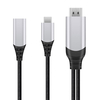 Câble Dongle 4K-2K USB-C vers HDTV Même écran PD 100W Type-C Câble vidéo pour ordinateur Smartphone TV Projector
