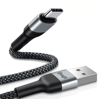 Câble Elough 40W USB-A vers USB-C 5A Câble de transmission de données à charge rapide à charge rapide 0, 5 m / 1 m / 2 m