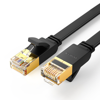 Câble Ethernet plat Ugreen NW106 Cat7 RJ45 10 Gigabit 32AWG câble Ntwork câble de raccordement Ethernet blindé double