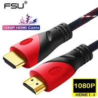 Câble HDMI FSU 1080 * 1920P 4k Câble adaptateur HDMI vers HDMI Cordon HDMI haute vitesse 18 Gbps 30AWG prend en charge l