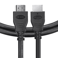 Câble INSMA 8K HDMI 2.1 0.5/1/1.5/2/3m Câble HDMI mâle vers HDMI mâle 1080P Connecteur 8K 60HZ 48Gbps