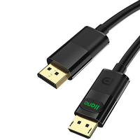 Câble llano DP à DP câble DisplayPort mâle à mâle Port daffichage 1/1.5/2 m 4K 60Hz HD pour projecteur de carte gra