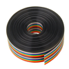 Câble plat 20P couleur plat câble ruban arc-en-ciel de couleur ruban de fil de larc-en-ciel 5P 1.27mm