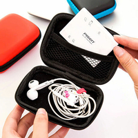 Câble pour écouteurs Chargeur de téléphone portable Boîte de câble de données Casque de stockage Organisateur de sac