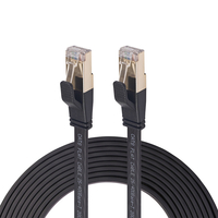 Câble réseau plat REXLIS 10 m Cat8 câble Ethernet 10 Gigabit 0, 5 m 1 m 3 m 5 m 40 Gbps adaptateur réseau Ethernet pour c