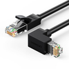 Câble réseau Ugreen NW115 Cat6 Coude 1m 2m 24AWG Câble Ethernet Gigabit Connecteur plaqué or