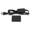 Câble USB 5 V batterie externe CC 8.4 V + coupleur DR-E 12 CC LP-E12 factice Batterie pour Canon EOS M EOS M2 M10 caméra