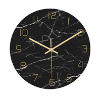 CC010 horloge murale motif marbre créatif horloge murale muet horloge murale à Quartz pour décorations de bureau à domic