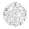 CC014 horloge murale motif marbre créatif horloge murale muet horloge murale à Quartz pour décorations de bureau à domic