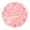 CC015 horloge murale motif marbre créatif horloge murale muet horloge murale à Quartz pour décorations de bureau à domic