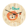 CC032 horloge murale motif Lion créatif horloge murale muet horloge murale à Quartz pour les décorations de bureau à dom