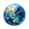 CC087 horloge murale créative asie terre lumineuse horloge murale muet horloge murale à Quartz pour décorations de burea