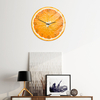CC093 horloge murale orange créative horloge murale muet horloge murale à Quartz pour les décorations de bureau à domici