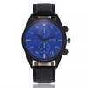 CCQ Sports Casual Simple Dial PU Leather Bande Montre à quartz étanche pour hommes