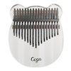 Cega Kalimba Piano à pouce en acrylique 17 touches,  Mini Piano Portable en cristal Kalimba,  cadeau danniversaire po