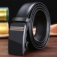 Ceinture à ourlet automatique Jassy pour homme avec boucle automatique en fer acrylique