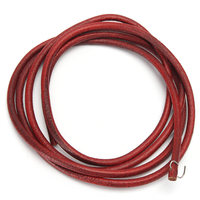 Ceinture de pédale en cuir de 183cm * de 6mm avec le crochet pour la machine à coudre de chanteur de pédale de pied