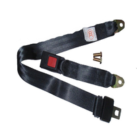 Ceinture de sécurité de ceinture de siège de voiture de deux points pour Van / autobus scolaire / voiture de passager