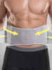 Ceinture de sport Bandes de soutien élargies de labdomen avec des bandages en mesh respirant ceintures Basketball F