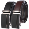 Ceinture en cuir bicouche Business Belt Ceinture à boucle automatique