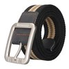 Ceinture extensible tissée à boucle en alliage pour homme