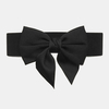 Ceinture élastique respirante à décor darc noir pour femme