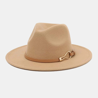 Ceinture unisexe à anneau en fer à bord large Déco chapeau haut de forme extérieur tout allumette pare-soleil chapeau pa